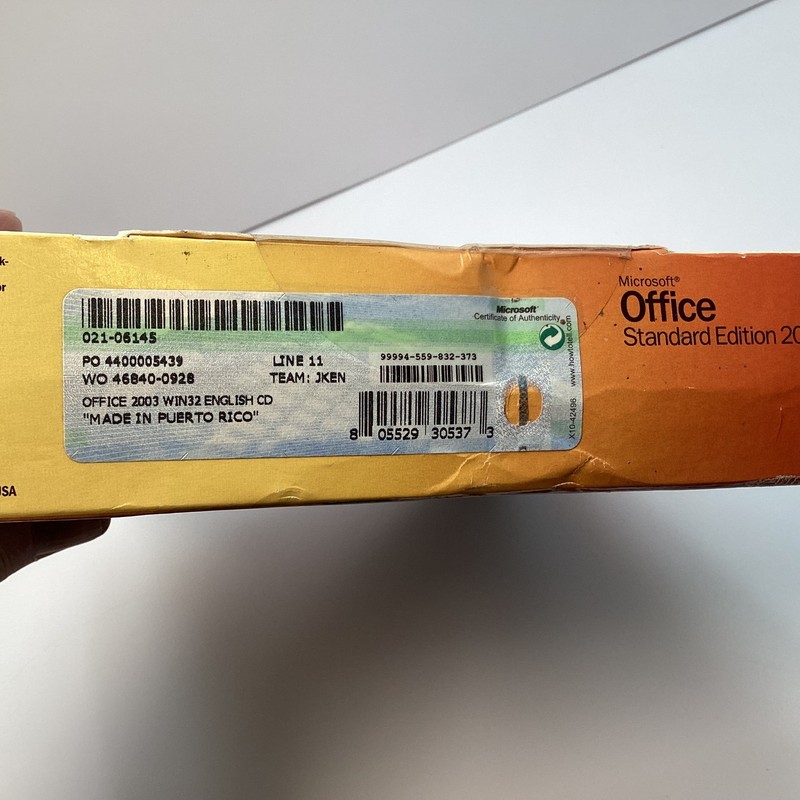 Microsoft Office Standard Edition 2003 for Windows 2000/XP - New Factory Sealed gallery