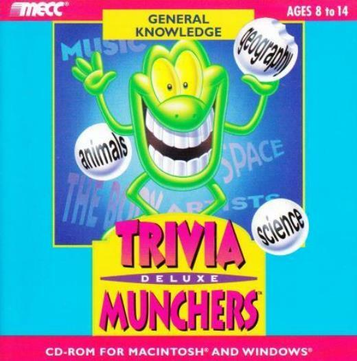 Trivia Munchers Deluxe PC CD learn math animals science heath astronomy kid game