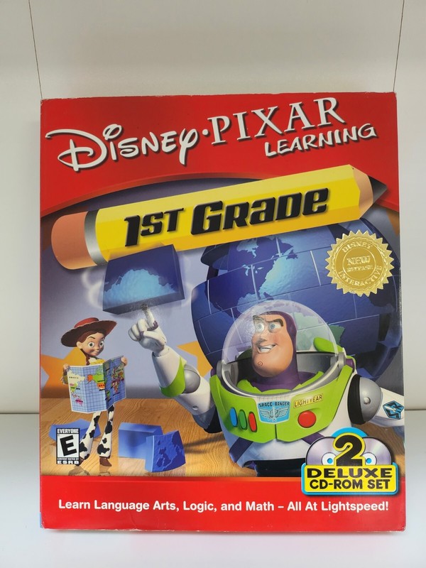 Disney Pixar Learning 1st Grade Toy Story_2 Deluxe CD-ROM SET