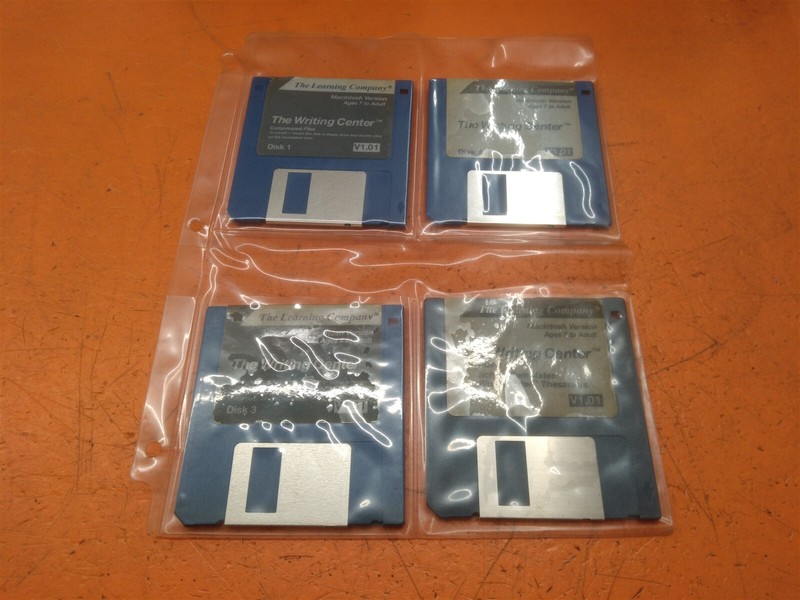 ⭐️⭐️⭐️⭐️⭐️ Learning Company The Writing Center Ages 7-Adult 4 Disk Set **Read**