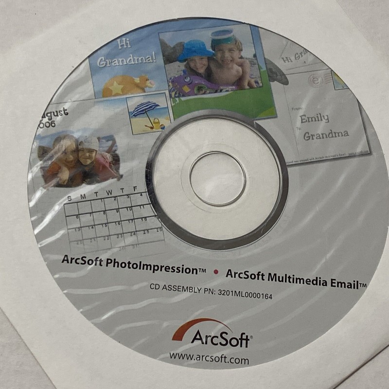 ArcSoft Photo Impression Collage Creator Greeting Card Creator Multi Media Email