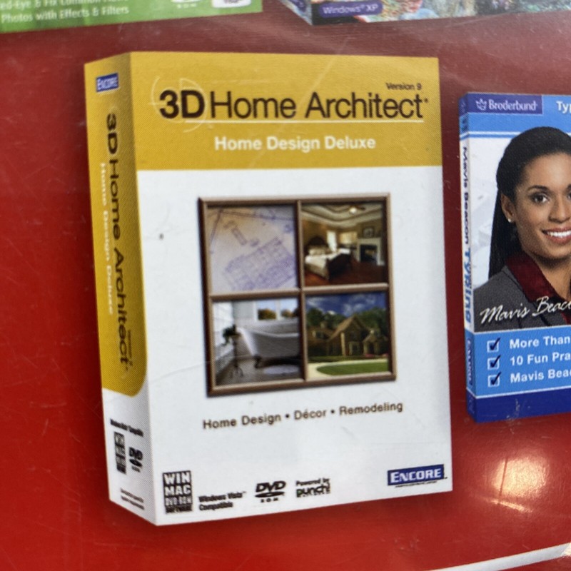 3D Home Architect, Mavis Beacon Teaches Typing, Family Tree Maker, The Printshop gallery