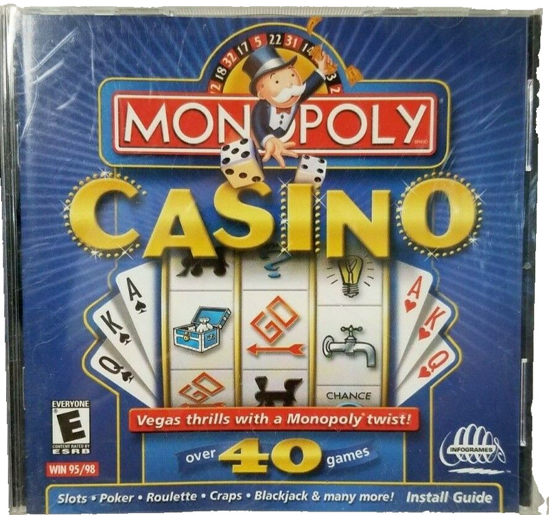 Monopoly Casino - Windows 95/98 - Infogrames - E-Everyone - Over 40 games