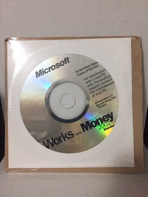 Microsoft Works 6.0 & Microsoft Money 2001 Standard_New