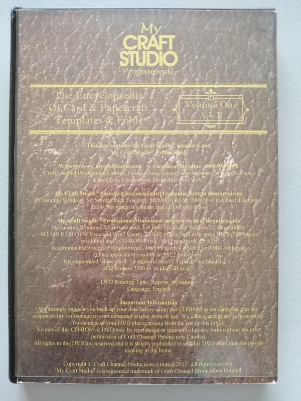 ENCYCLOPAEDIA OF CARDS & PAPERCRAFT, 4xDVD Set, Papercraft DVD - MyCraftStudio gallery
