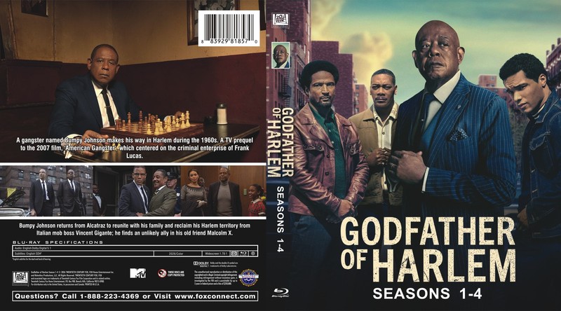 Godfather of Harlem season 1-4 Episodes 1-40 (4BD) Box Set English gallery