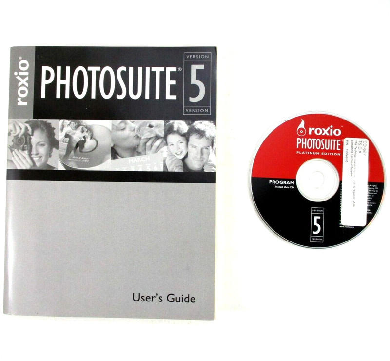 Roxio PHOTOSUITE 5 Platinum Edition Excellent!!