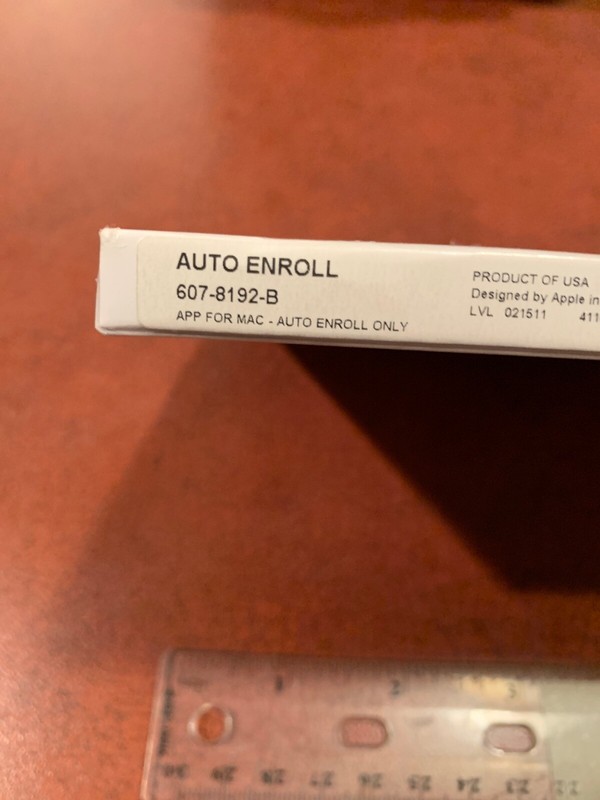New AppleCare Protection Plan - Auto Enroll 607-8192-B - Sealed FREE SHIPPING gallery