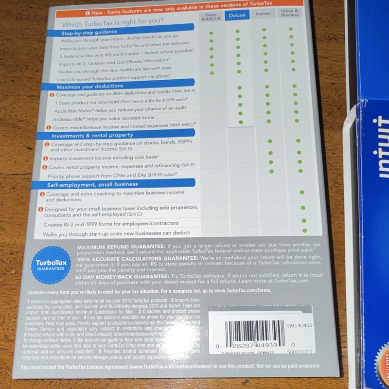 Intuit TurboTax Deluxe Tax Preparation Software 3 CD for Windows gallery