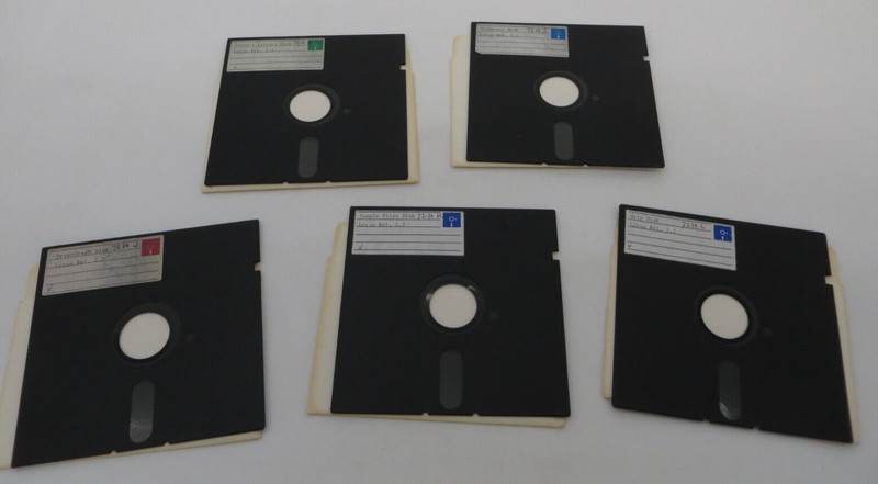 LOTUS Rel. 2.2 5.25″ Floppy Disk vintage Computer Program Discs