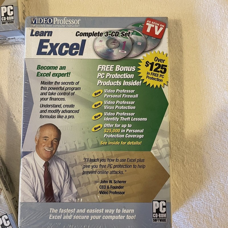Video Professor Lot of 5 3-CD Sets PC Learn Windows Excel Computer Internet eBay gallery