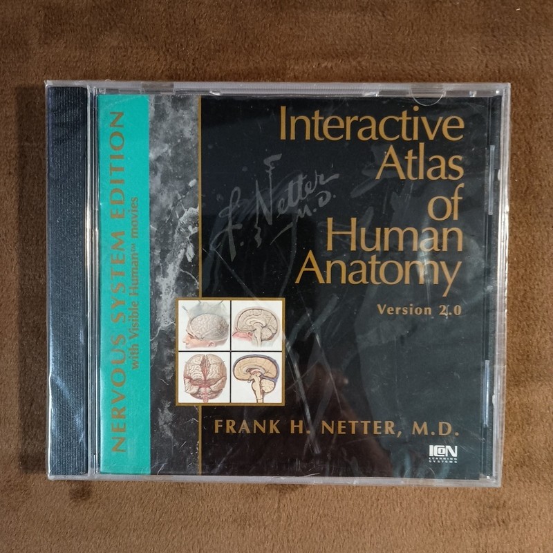 Interactive Atlas of Human Anatomy 2.0 NEW CD-ROM Nervous System Frank H Netter