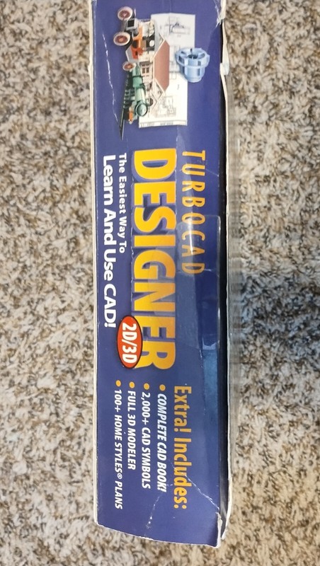 Turbocad designer 1.0 for Windows (Opened box, may be incomplete)