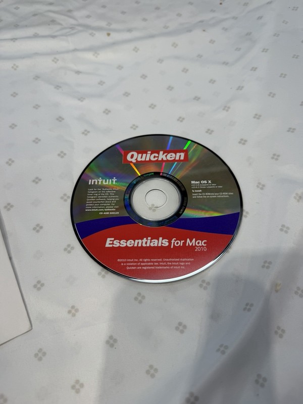 Quicken Essentials for Mac 2010 – Please check your Mac OS for compatibility