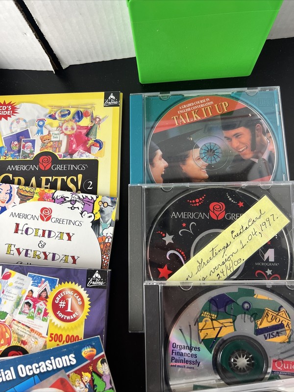 Maximum PC CD Lot Plus PC Software Lot Clickart Quicken Clips Print Shop Cards gallery