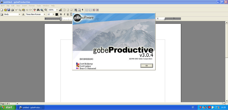 Gobe Productive 3.0.4 Office Productivity Suite (trial) – digital shipment