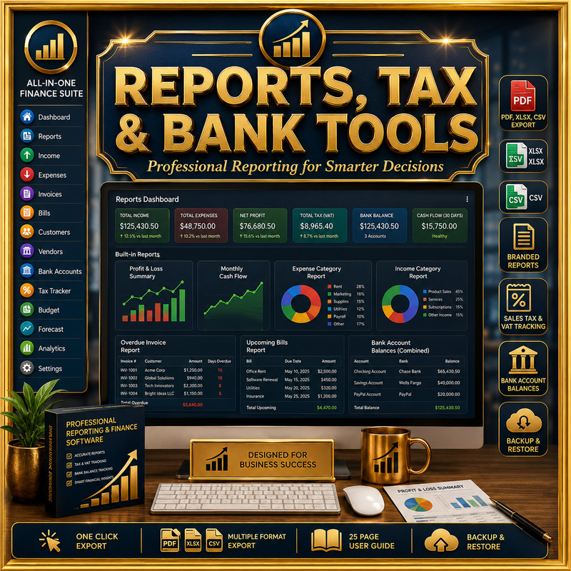 Cash Flow Management Software on USB Small Business Accounting App for Win &Mac gallery