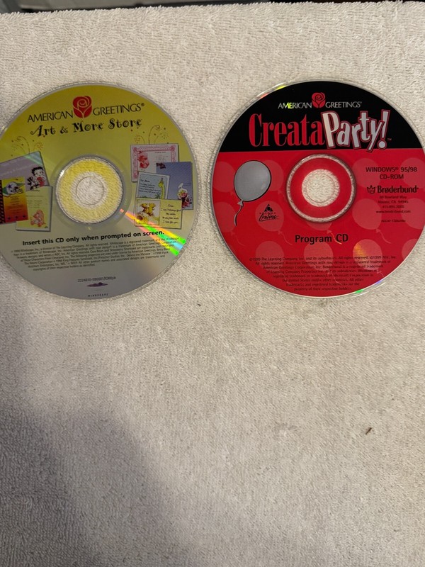 CreataParty! & Art & More Store – (PC 1998/1999) CD’S ONLY!!!