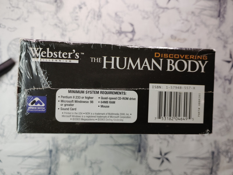 Webster's Millennium Discovering The Human Body 2003 PC CD-ROM Software Set New gallery