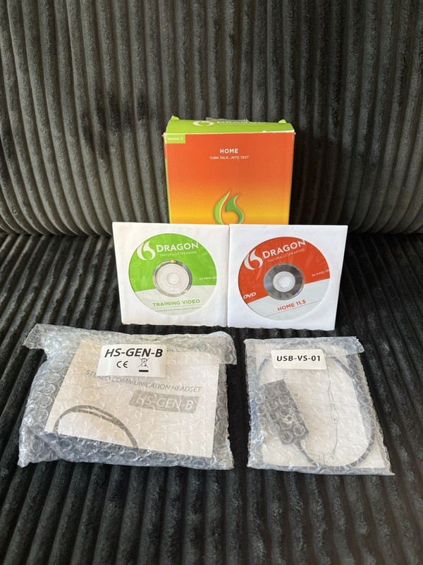 Dragon Nuance Naturally Speaking Home V.11 Speech Recognition – Open Box