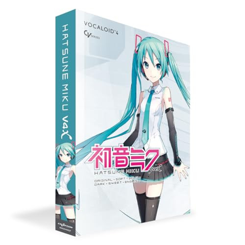 VOCALOID4 Hatsune Miku V4X incl. ENGLISH PACKAGE DVD Software CRYPTON Japan New