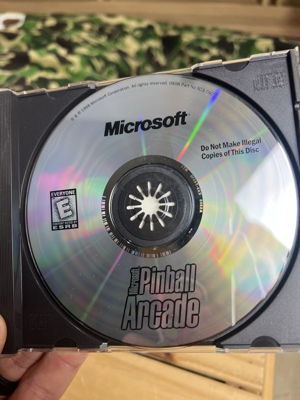 Microsoft Pinball Arcade PC CD-ROM Game Windows 95/98 Gottlieb 7 Tables Retro gallery