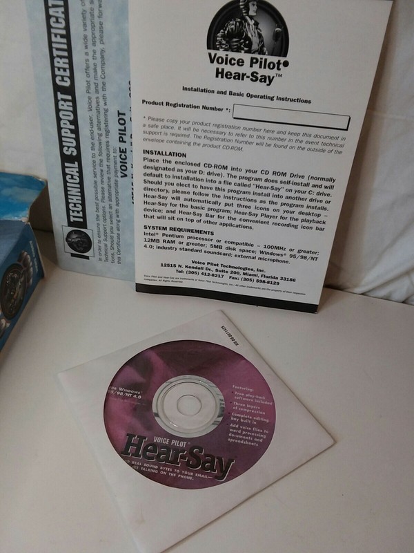 Voice Pilot Hear-Say PC CD gallery