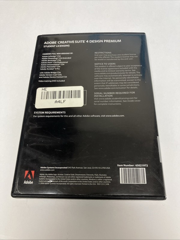 READ AD!!!!!!! Adobe Creative Suite 4 Design Premium Full Version for Windows... gallery