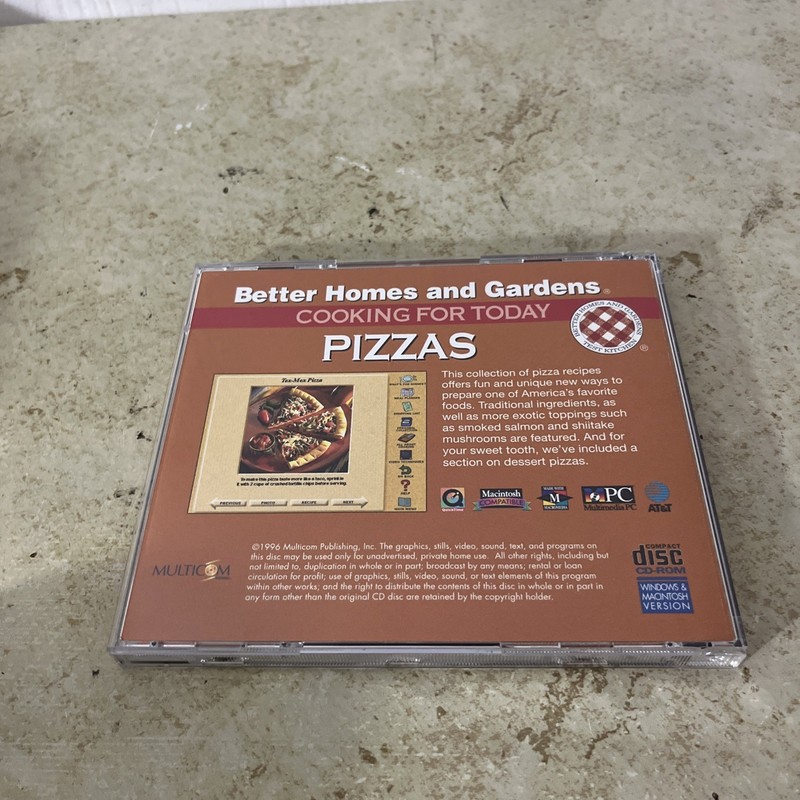 Better Homes and Gardens Cooking For Today Pizzas (1996, Cd-ROM) gallery