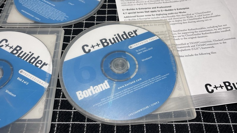 Borland C++ Builder 6 Professional Upgrade set: 7 Disks,Authorization KEYS Kylix gallery