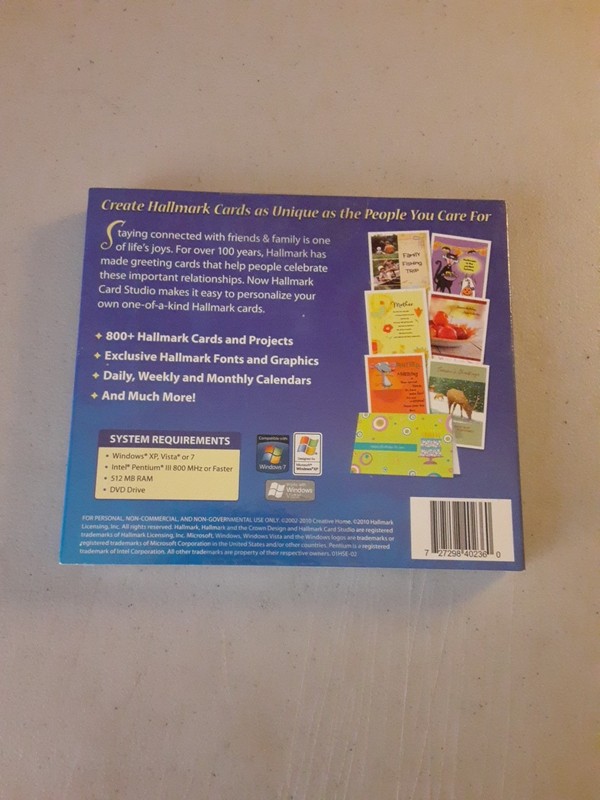 Hallmark Card Studio Special Edition (PC CD-ROM, 2010) Brand New, Sealed gallery