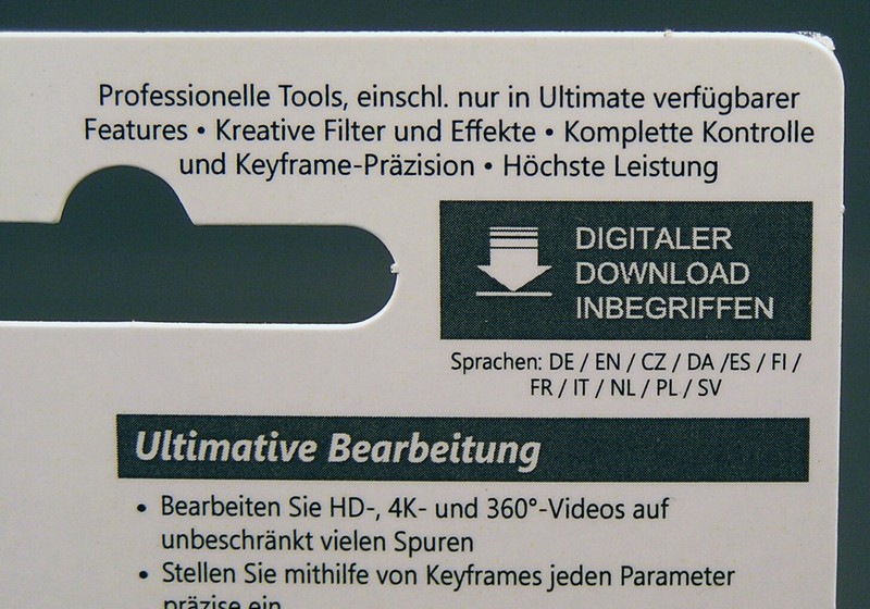 Pinnacle Studio 26 Ultimate (2023) Full Version PKC Permanent License DE/ML Original Packaging NEW gallery
