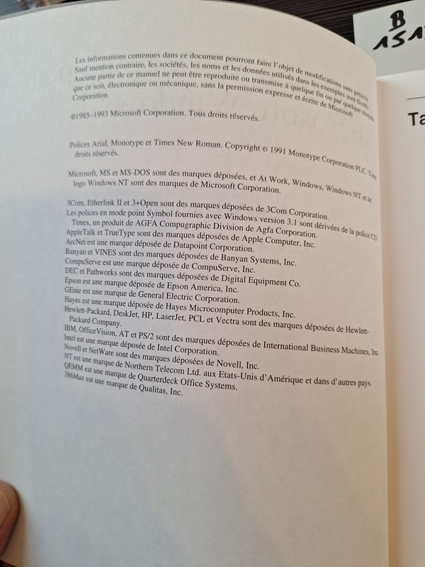 Windows For Workgroups Software French 1993 gallery