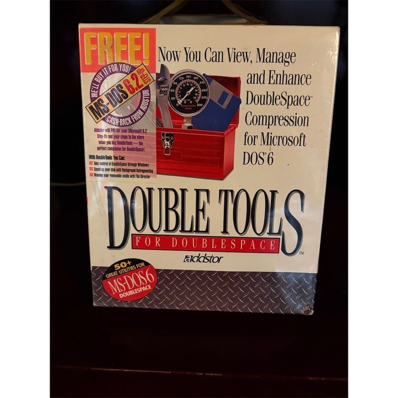 Central Point Double Tools Compression Software for MS-DOS 6 Floppy 3.5″