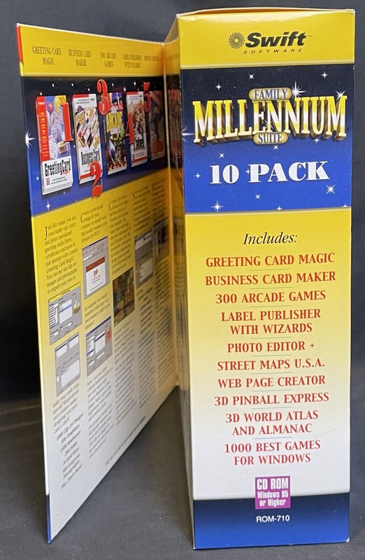 Sealed/ New Family Millennium Suite Includes 10 CD Roms Cosmi Corporation Swift gallery