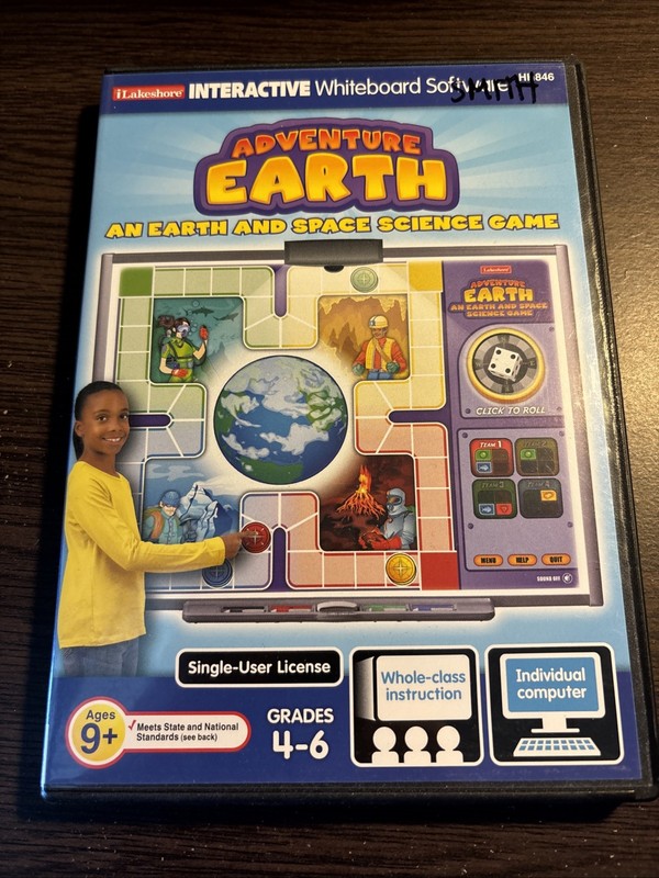 Adventure Earth: Science Game (2004) CD-ROM – Whiteboard Software – Lakeshore