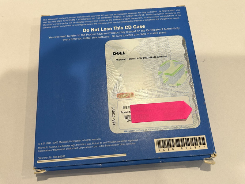 Microsoft Works Suite 2003 Software CD - Comes With Product Key gallery