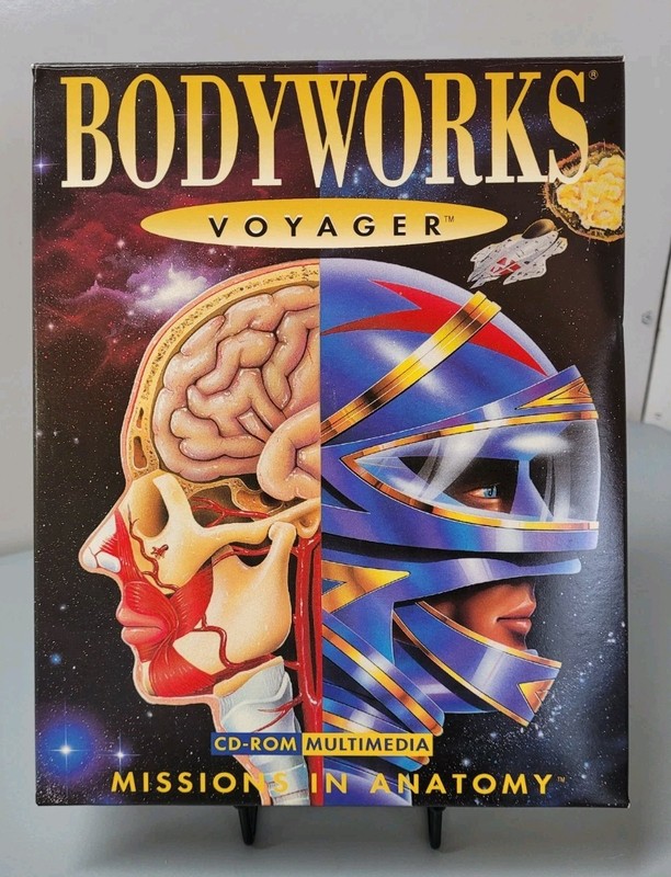 Bodywork’s Voyager PC CD-ROM Software Game Big Box RARE – COMPLETE Vintage