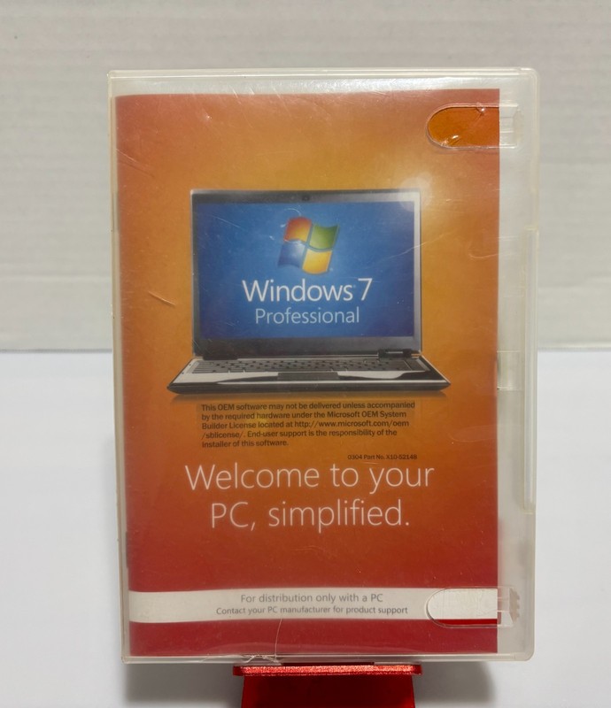 Microsoft Windows 7 Professional 64-Bit Full Version DVD
