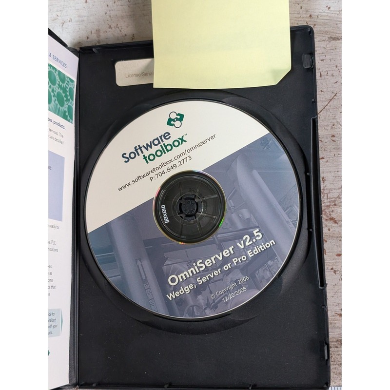 Software Toolbox OmniServer 2.5 - 2006 Vtg Software Industrial Automation OPC gallery