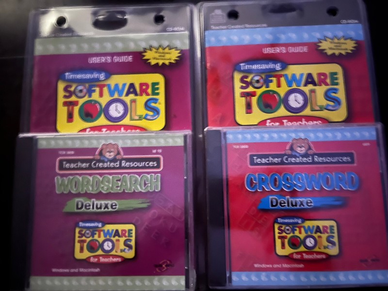 Teacher Created Materials Software Tools For Teachers:Wordsearch And Crossword