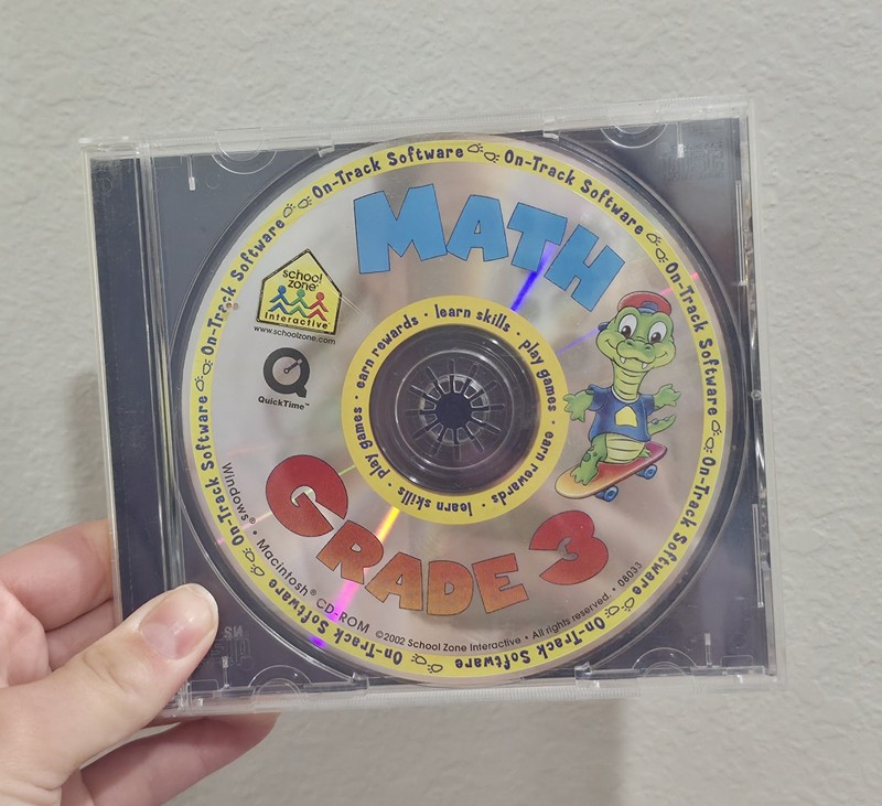 School Zone Grade 2 Math “On Track Software” CD (Windows & Mac compatible)