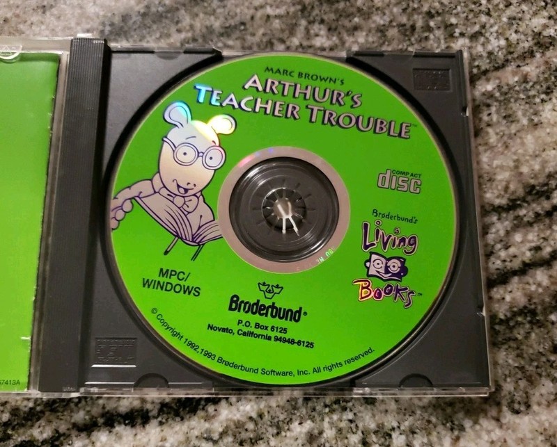 Arthur’s Teacher Trouble (Living books) PC Game. CD-ROM gallery