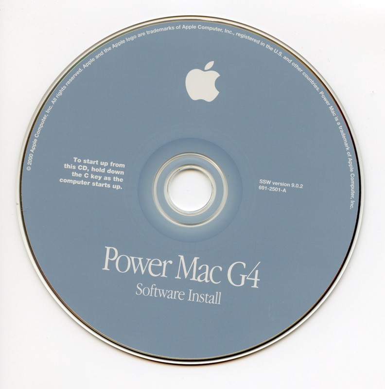 Apple Power Mac G4 Install Software Mac OS 9.0.2 691-2501-A