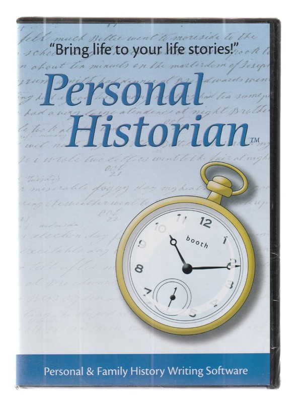 PERSONAL HISTORIAN Family History Writing Software 2004 CD Rom NEW