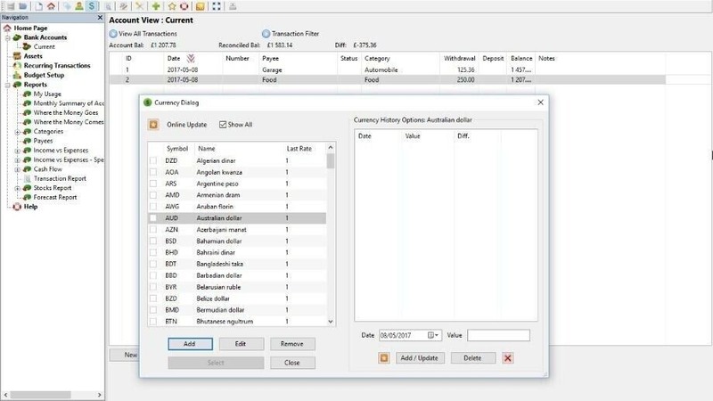 Money Manager EX Personal Finance Software for Mac - Budgets Reports Import QIF gallery