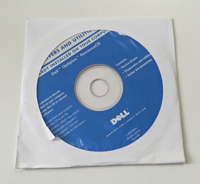 Dell OptiPlex Resource Device driver CD