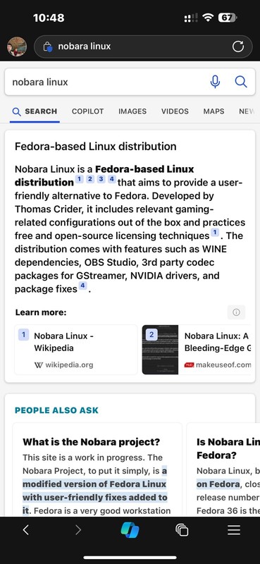 Nobara official linux AMD64 USB CANADA USA gallery