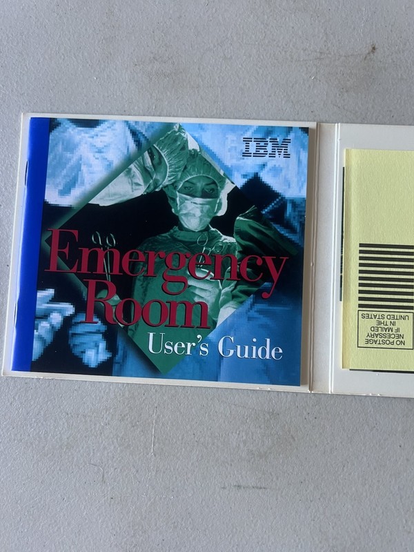 IBM Emergency Room DOS CD-ROM PC Game Ages 12+ Vintage 1995 gallery