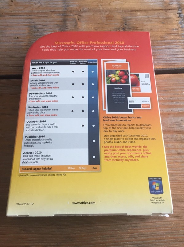 Microsoft Office Professional 2010, Full Version, English with VAT Invoice gallery